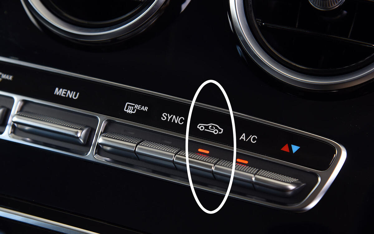 1: Incorrectly using the ventilation recirculation button 1: Incorrectly using the ventilation recirculation button