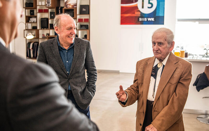Ian Callum and Norman Dewis