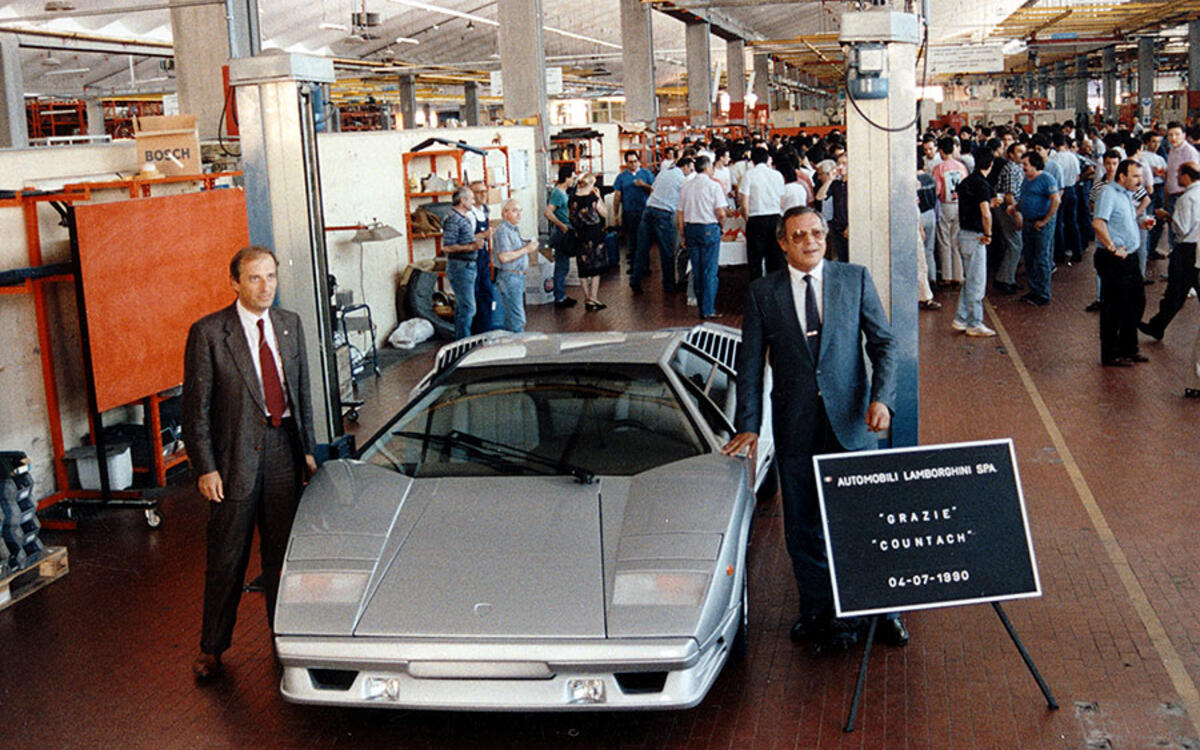 The last Countach is made