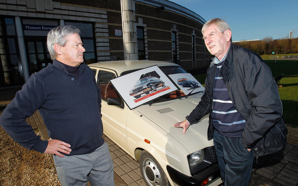 Roger Tucker (left) with Harris Mann