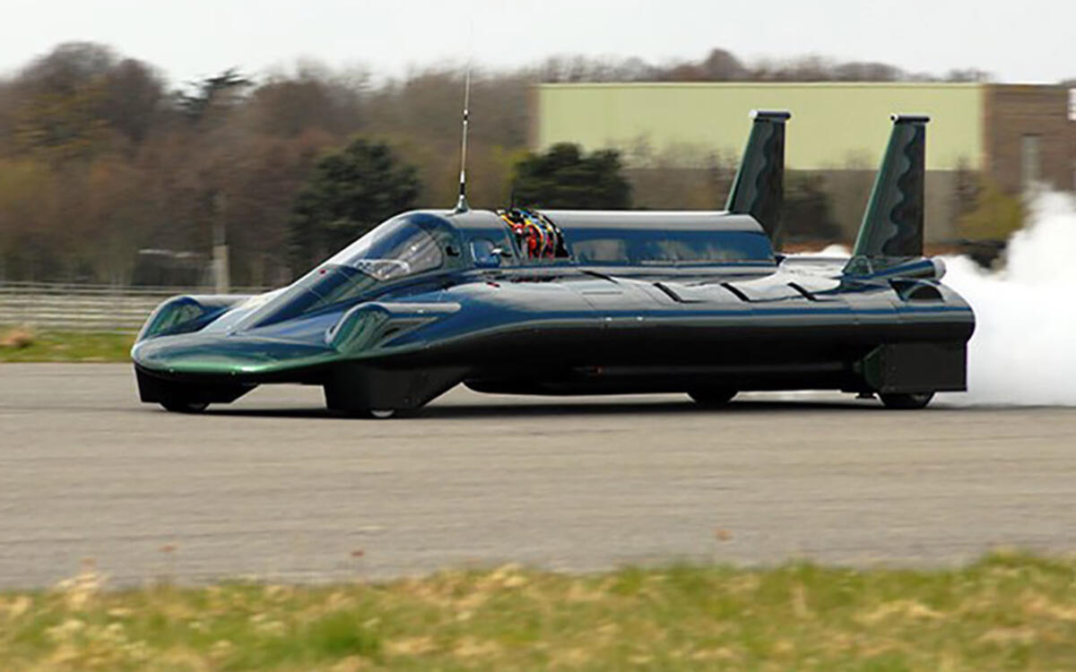 Fastest steam-powered car: Inspiration – 148mph Fastest steam-powered car: Inspiration – 148mph