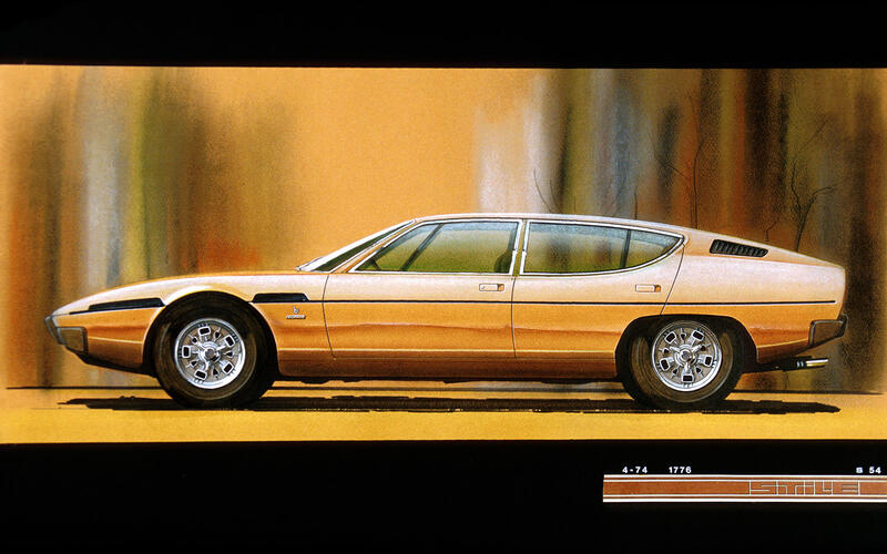 Lamborghini Espada four-door (1973)