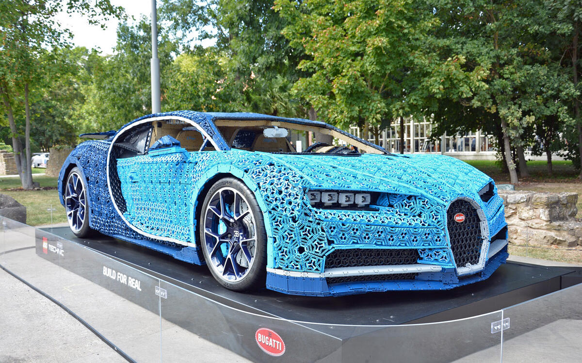 Life-sized Lego Chiron