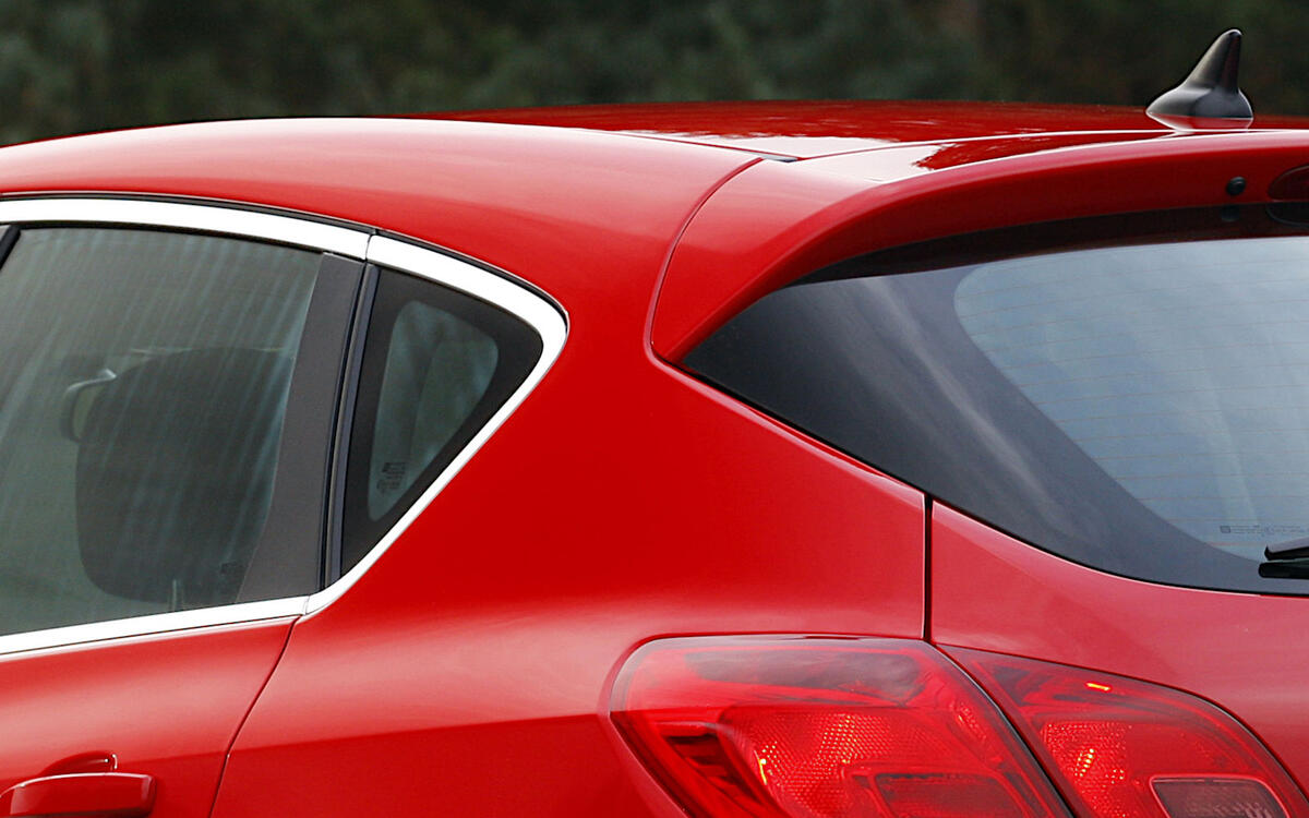 Rear visibility Rear visibility