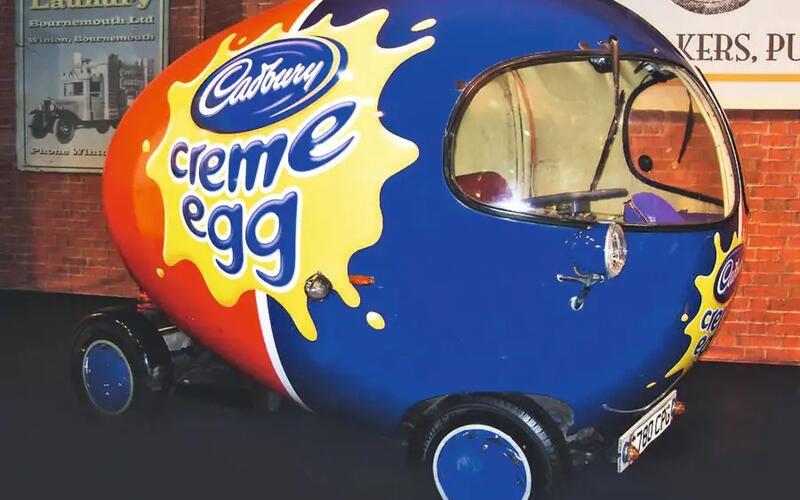 Cadbury’s Creme Egg car Cadbury’s Creme Egg car
