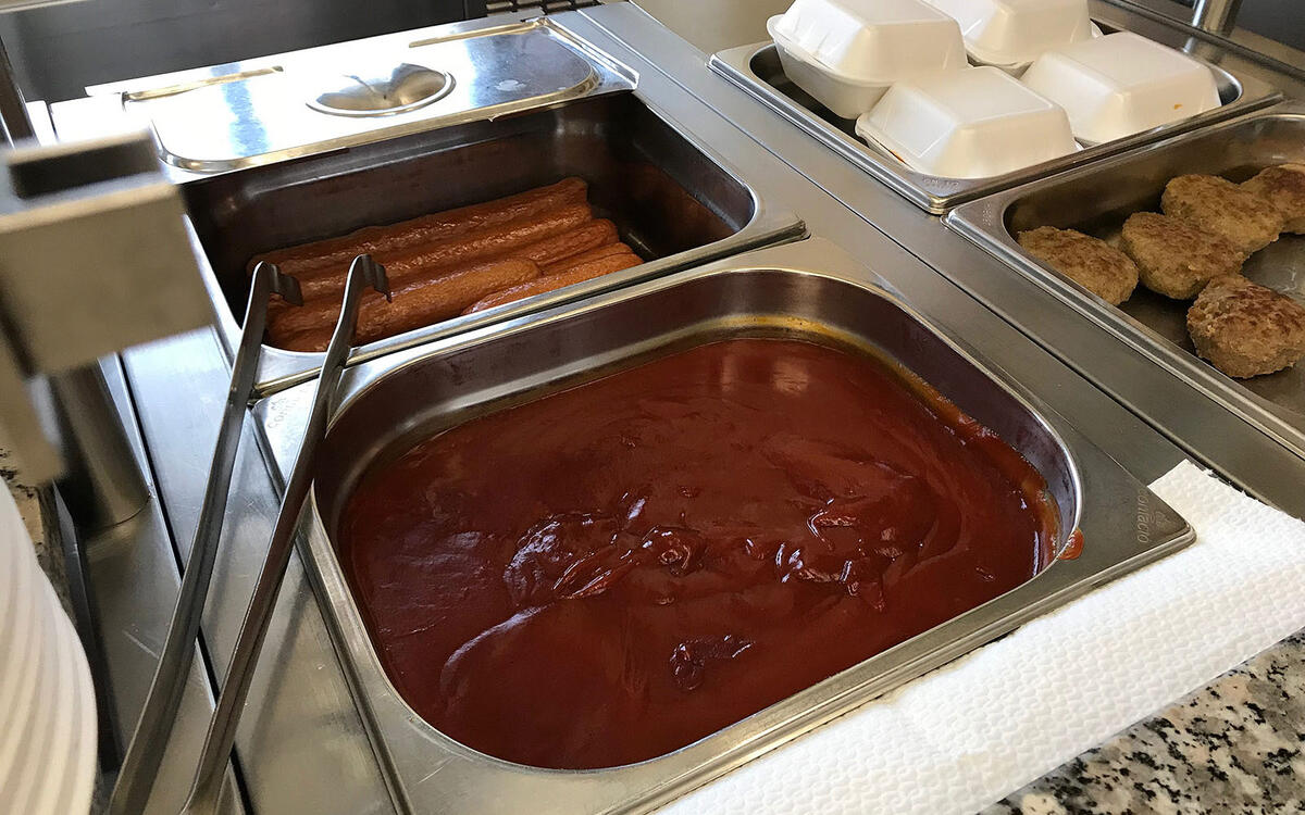 The currywurst recipe has changed only once The currywurst recipe has only changed once