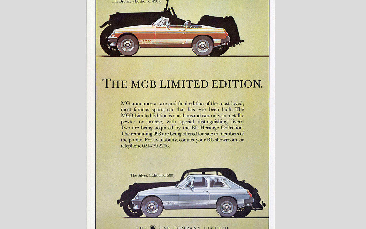 The final MGB (1980)