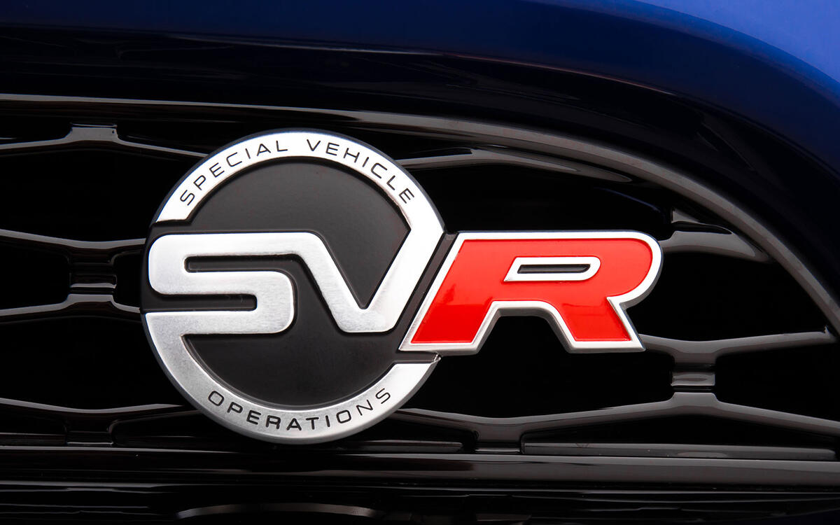 SVO (Jaguar) 2014 onwards SVO (Jaguar) 2014 onwards