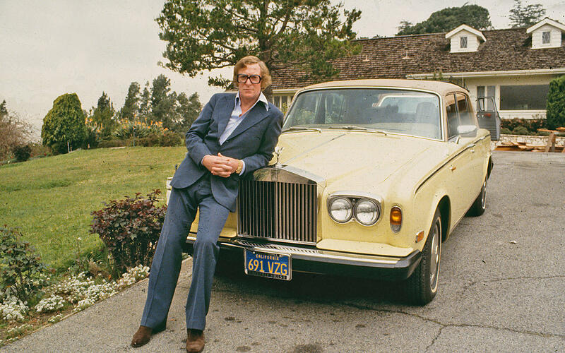 Michael Caine - Rolls-Royce Silver Shadow