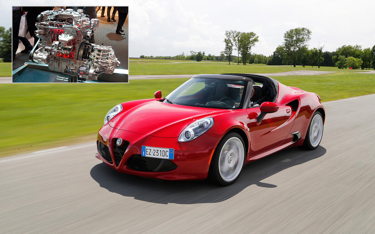 Alfa Romeo 4C: 136.1bhp/litre Alfa Romeo 4C: 136.1bhp/litre