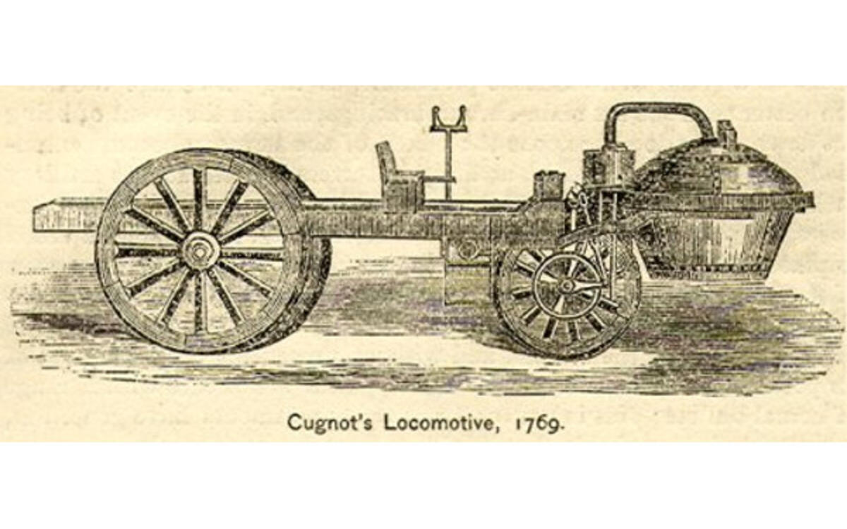 Nicolas-Joseph Cugnot: first self-propelled vehicle