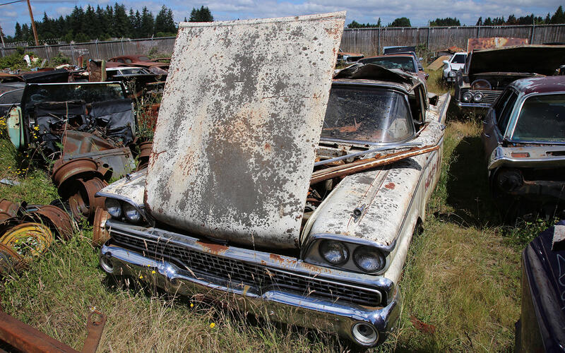 FORD FAIRLANE 500 SKYLINER - 1959