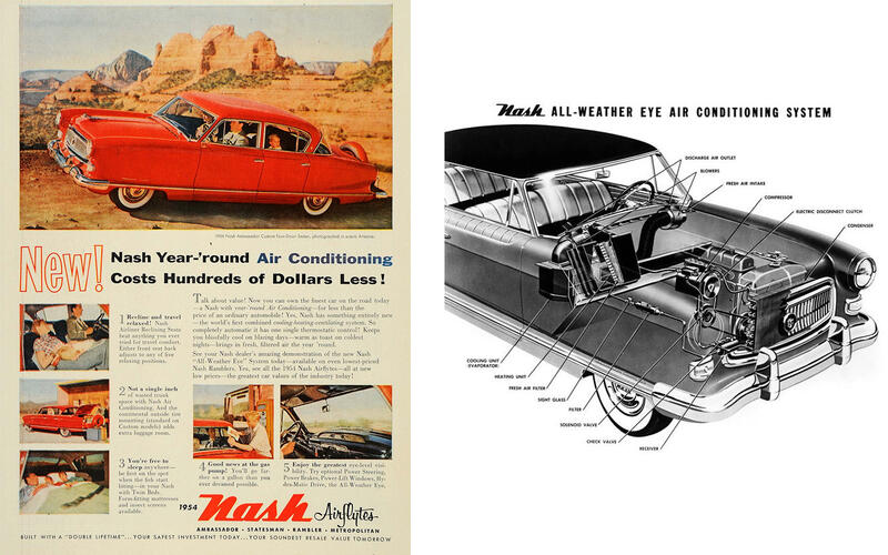 AIR CONDITIONING: Nash Ambassador (1954)