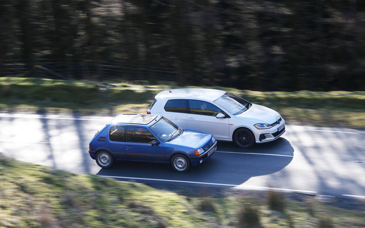 Peugeot 205 GTi 1.9 & Volkswagen Golf GTi