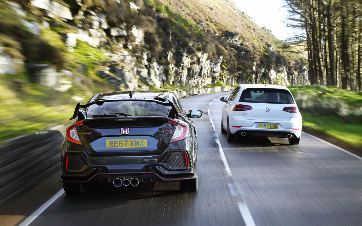 Honda Civic Type R & Volkswagen Golf GTi