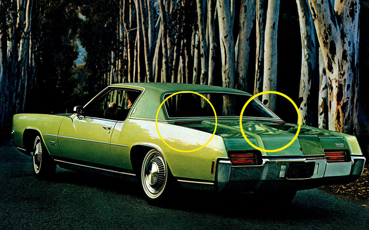 HIGH LEVEL BRAKE/STOP LIGHTS: Oldsmobile Toronado (1971) HIGH LEVEL BRAKE/STOP LIGHTS: Oldsmobile Toronado (1971)