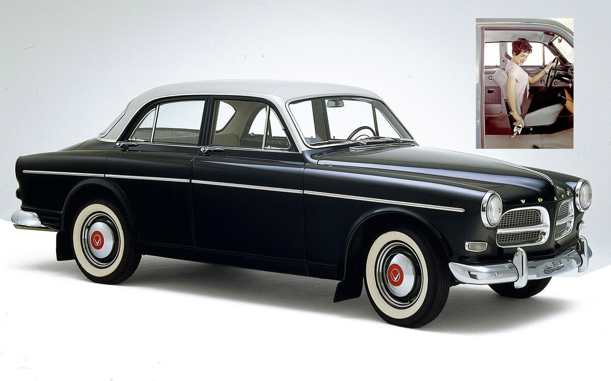 THREE-POINT SEATBELT: Volvo Amazon (1959) THREE-POINT SEATBELT: Volvo Amazon (1959)