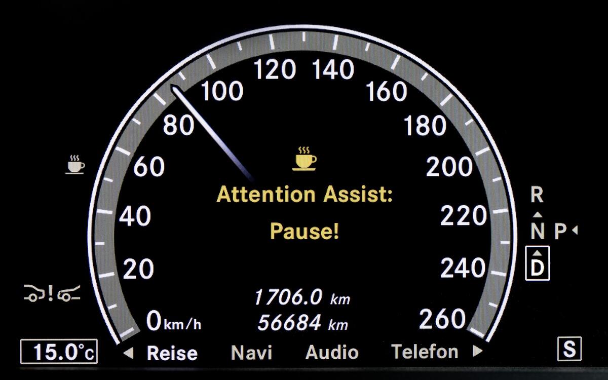 The drowsiness indicator The drowsiness indicator