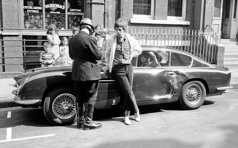 Mick Jagger - Aston Martin DB6