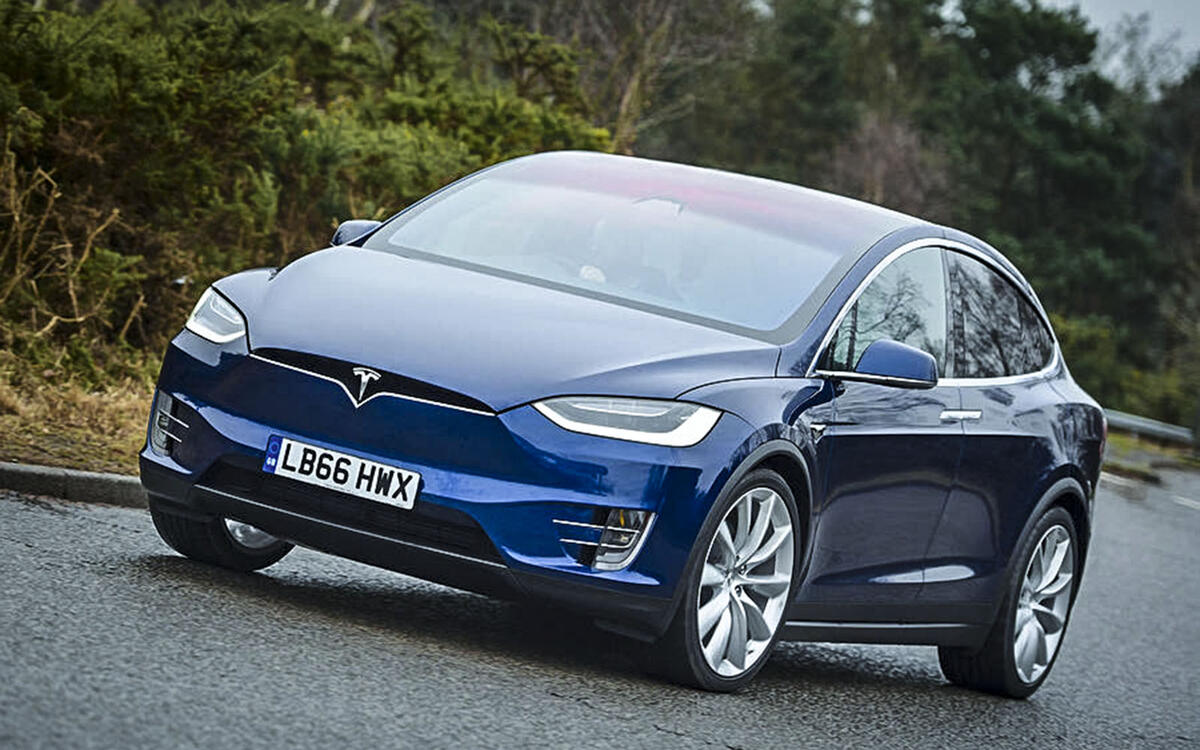 Tesla Model X (from £55,000) Tesla Model X (from £55,000)