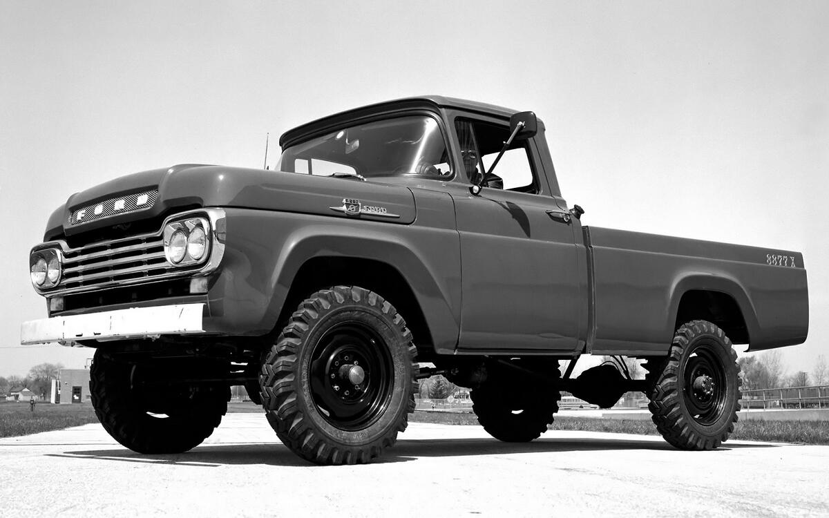 The four-wheel drive F-Series (1959) The four-wheel drive F-Series (1959)