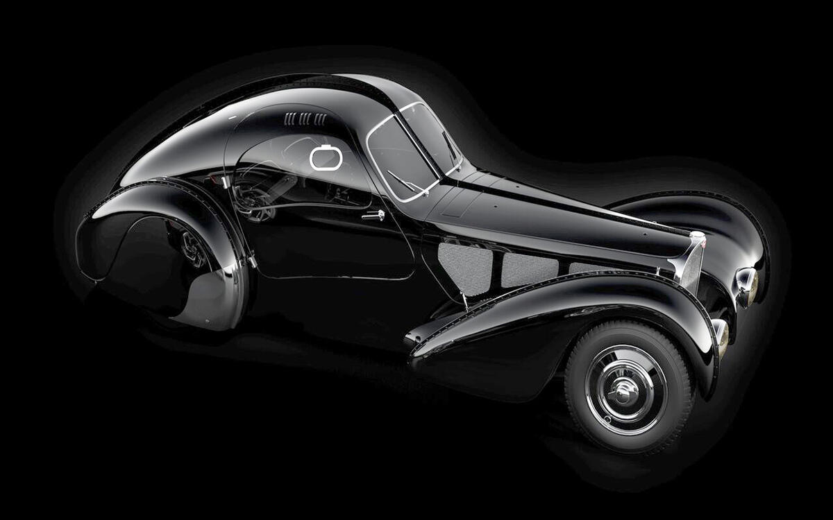 12 1938 Bugatti Type 57 Atlantic 