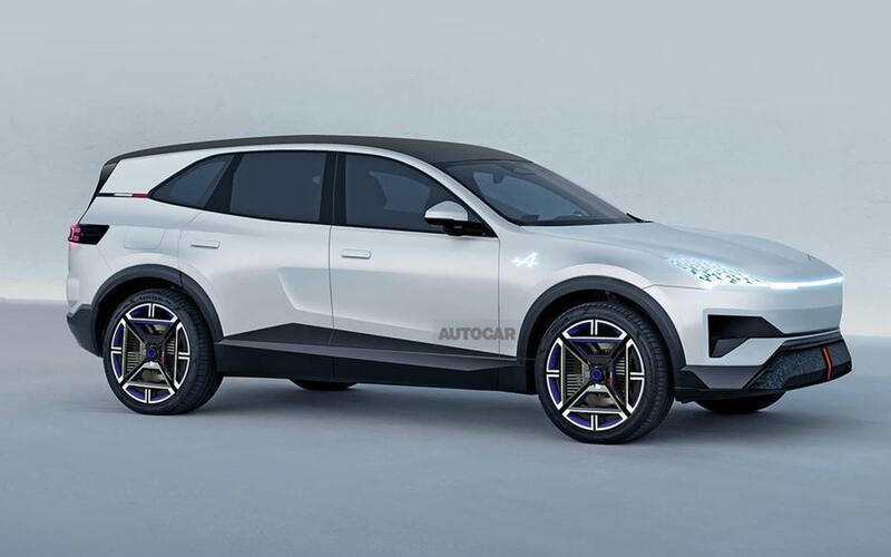 Alpine SUV render – side Alpine SUV render – side