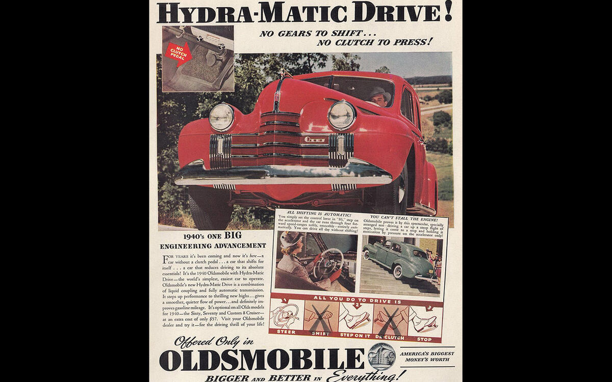 AUTOMATIC GEARBOX: Oldsmobile (1939) AUTOMATIC GEARBOX: Oldsmobile (1939)