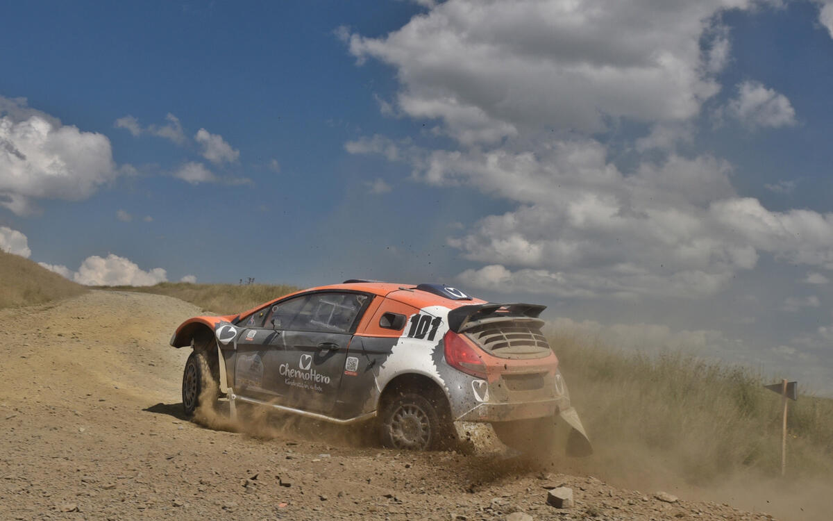 This may look like a Ford Fiesta but underneath it’s powered by a 6.0 V8 Chevy LS2 engine.