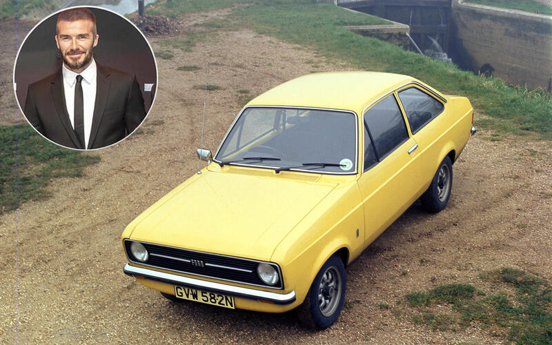 David Beckham - Ford Escort MK2