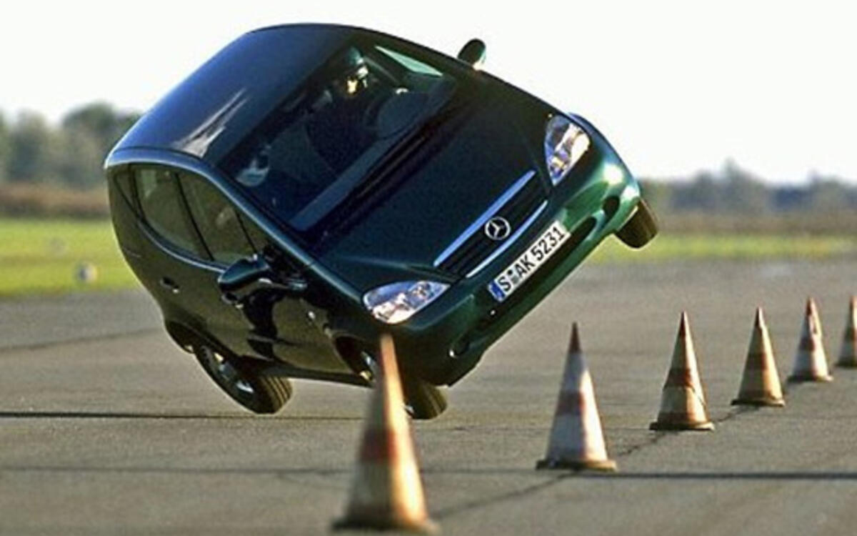Mercedes A-Class: Elk test fail Mercedes A-Class: Elk test fail