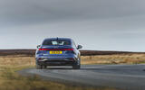 00104 Audi A5 saloon UK 2025 review rear cornering