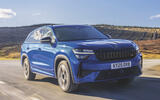 01 Skoda Kodiaq vrs 2025 Autocar review lead driving front