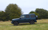 02 Mercedes G500 G Wagen 2024 review side driving field