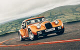 02 Morgan Supersport 2025 Autocar road test review front cornering