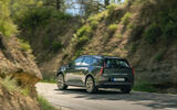 02 Volvo EX60 autocar road test review rear cornering copy