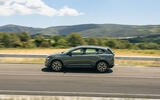 03 Volvo EX60 autocar road test review side driving