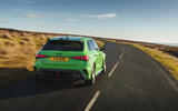 04 Audi RS3 2025 Autocar road test review rear driving 04 Audi RS3 2025 Autocar road test review rear driving