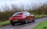 04 Mercedes Benz CLA EV 2026 Autocar road test review rear cornering