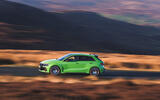 05 Audi RS3 2025 Autocar road test review side driving 05 Audi RS3 2025 Autocar road test review side driving