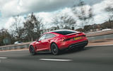 Audi E-tron GT rear dynamic Audi E-tron GT rear dynamic