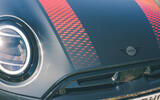 07 Mini John Cooper Works 2025 Autocar road test review grille stripes