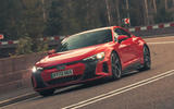 Audi E-tron GT front cornering Audi E-tron GT front cornering