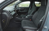 08 Volvo C40 Recharge RoadTest 2022 frontseats