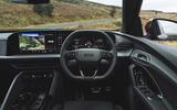 09 Audi Q5 2025 Autocar road test review dashboard