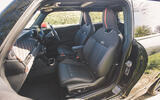 09 Mini John Cooper Works 2025 Autocar road test review front seats