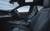 10 Audi RS3 2025 Autocar road test review front seats 10 Audi RS3 2025 Autocar road test review front seats