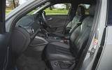 Audi SQ2 2019 road test review - front seats