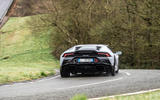 Lamborghini Huracan EVO RWD 2020 road test review - on the road rear Lamborghini Huracan EVO RWD 2020 road test review - on the road rear
