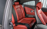 Mercedes-Benz C-Class Coupe 2019 review - rear seats